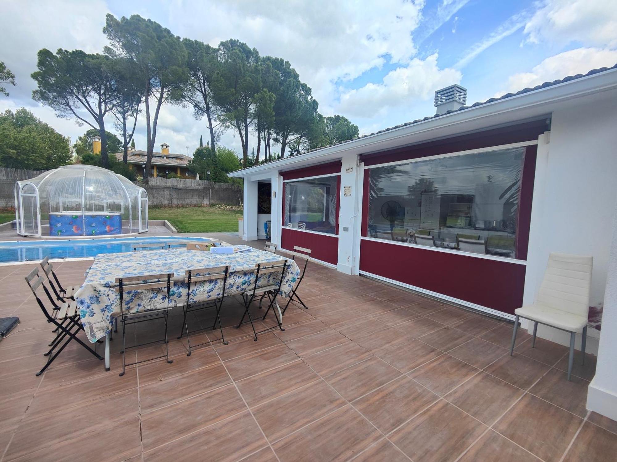 Chalet Con Piscina Y Jacuzzi En Madrid Alquila Habitaciones Альхете Экстерьер фото
